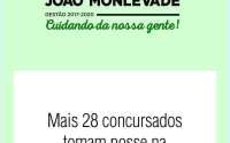 Mais 28 concursados tomam posse na Prefeitura de João Monlevade