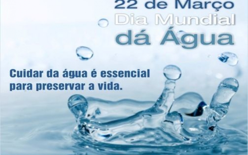 DAE comemora Dia Mundial da Água no dia 29 de março