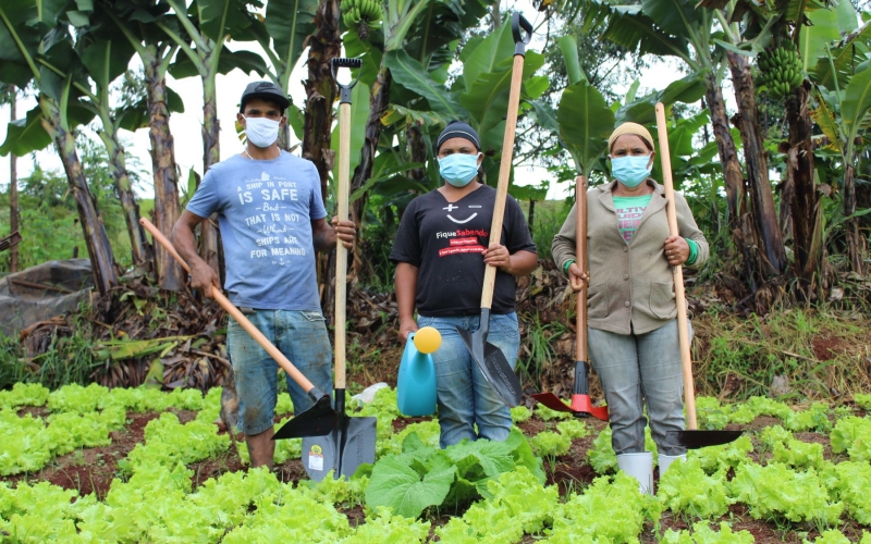 Agricultores familiares de João Monlevade recebem kits de ferramentas e sementes 