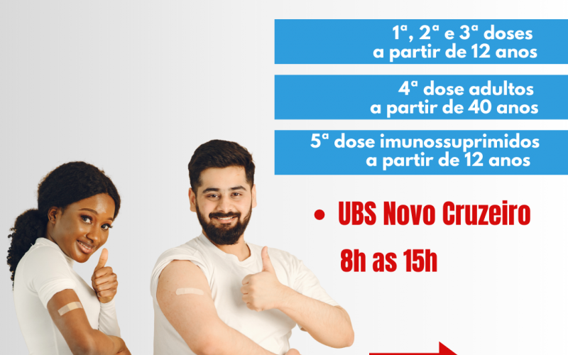 João Monlevade terá vacinação contra Covid e Meningite no sábado (28)