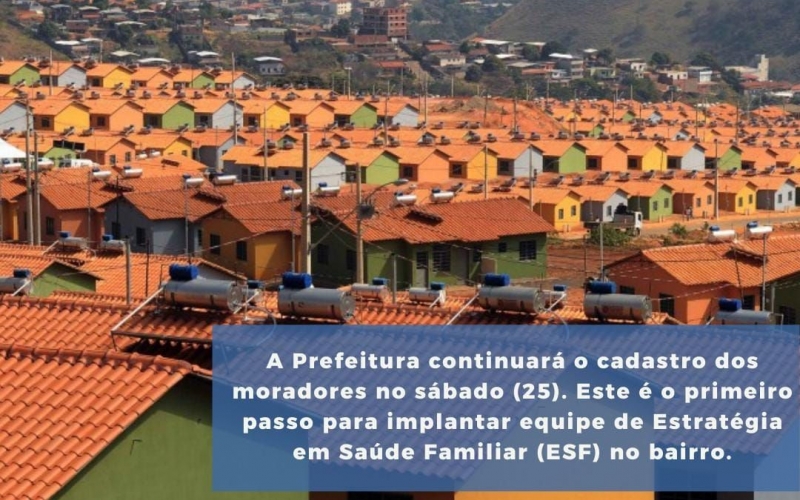 Secretaria de Saúde de João Monlevade continua cadastrando população do Planalto