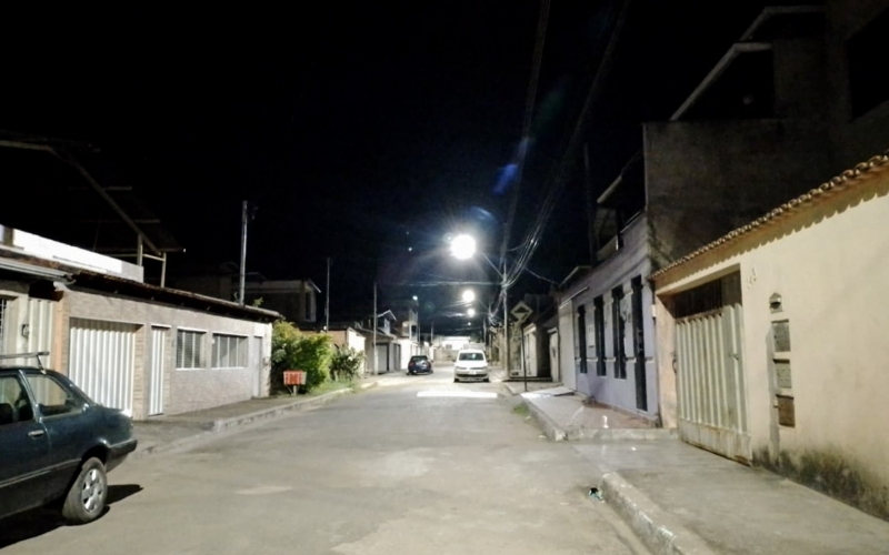 Mais quatro bairros recebem iluminação de LED em João Monlevade