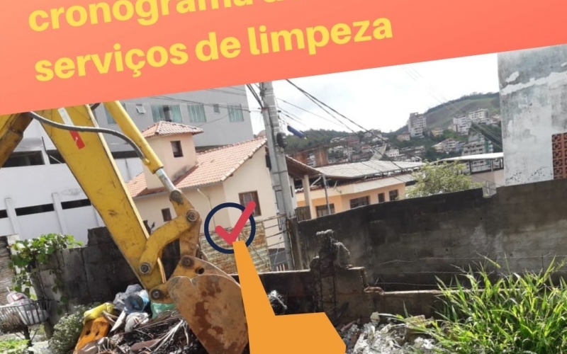 Prefeitura de João Monlevade divulga cronograma de serviços de limpeza 