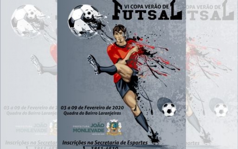 Abertas as inscrições para a VI Copa Verão de Futsal