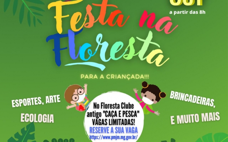 Prefeitura realiza Festa na Floresta para a Criançada