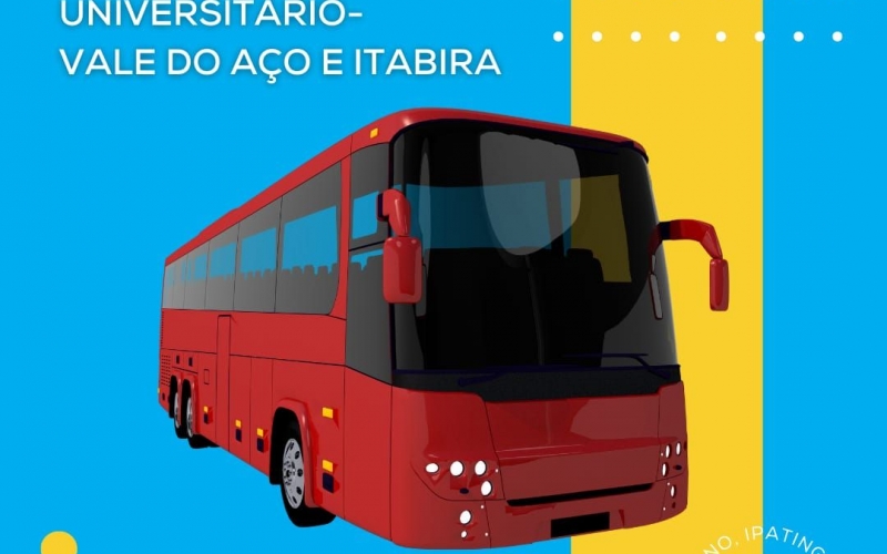 Transporte Social Universitário abre 41 vagas para Vale do Aço e Itabira